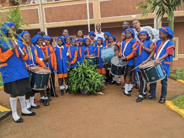 The school band